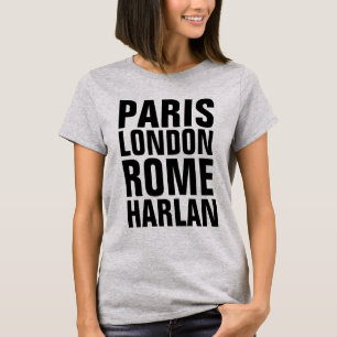 HARLAN Kentucky T - Shirt, Weltreise T-Shirt