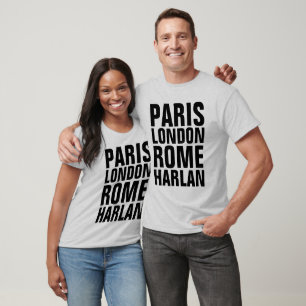 HARLAN PARIS LONDON ROME, T-shirts Kentucky