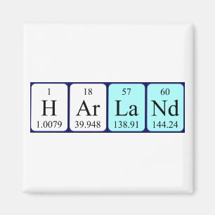 Harland-Magnet für periodische Tabellen Magnet