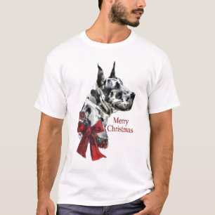 Harlekin-Dogge-Weihnachtsgeschenke T-Shirt