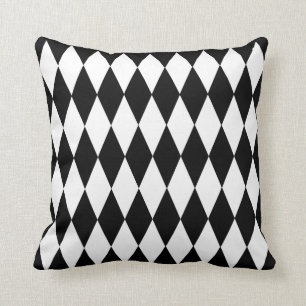 Harlekin-Entwurfs-Schwarzweiss-Sammlung Kissen