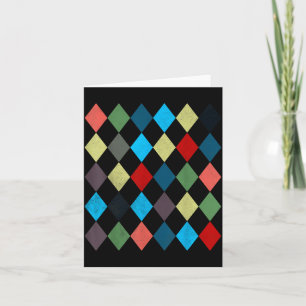 Harlekin-Kostüm für Halloween-Anzug-Geschenk Karte