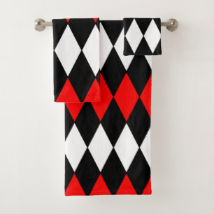 Harlekin rwb badhandtuch set