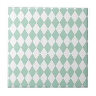 Harlekin Seafoam und Weiß Fliese