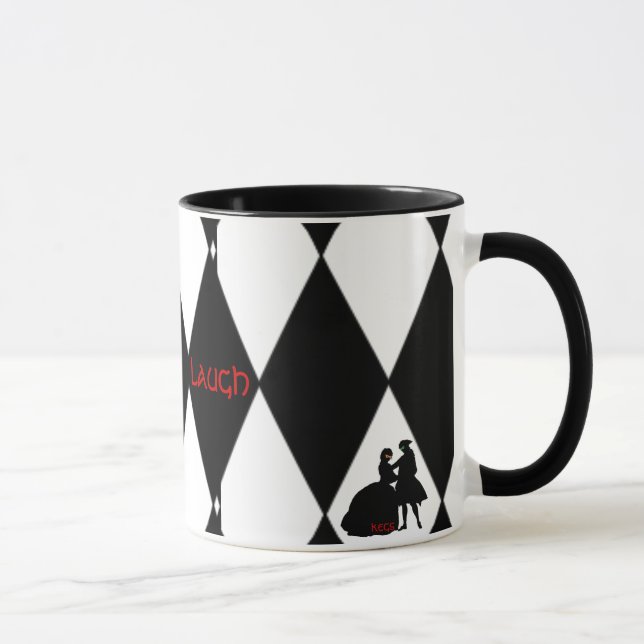 Harlekin-Tasse Tasse (Rechts)