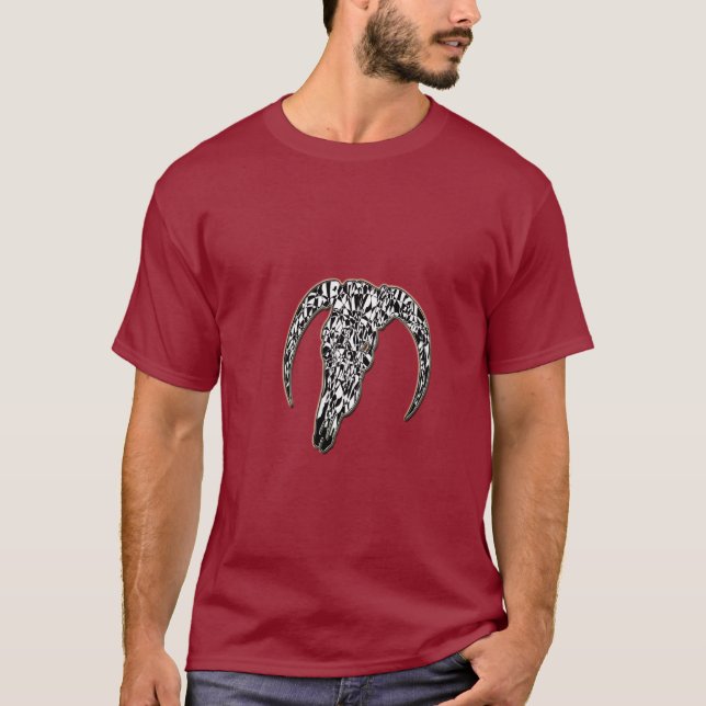 Harlekin-Vieh-Shirt - 2 mit Seiten versehen T-Shirt (Vorderseite)