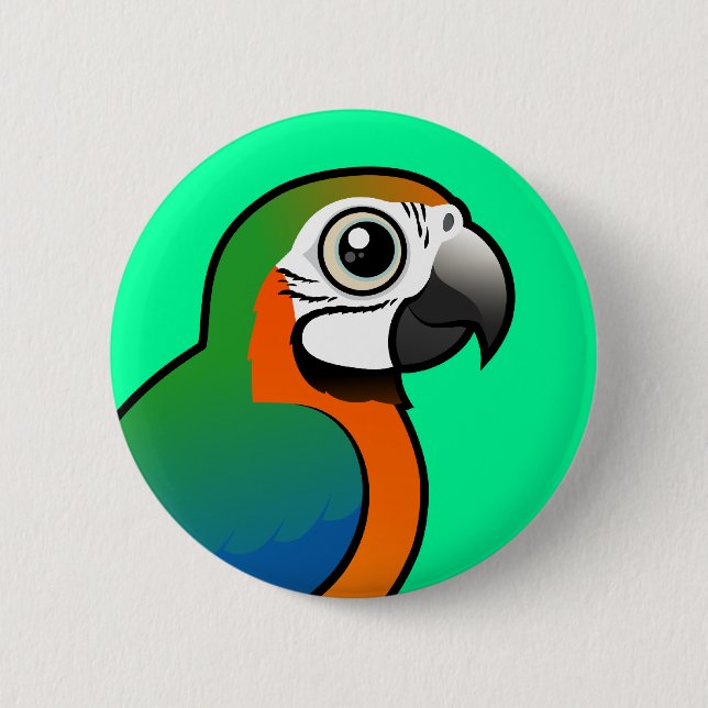 HarlekinMacaw Button (Vorderseite)