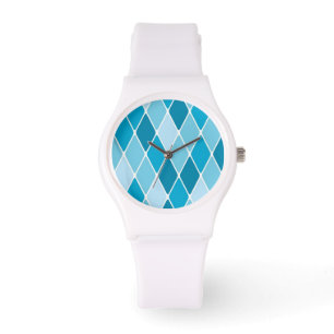 Harlekinwintermuster Armbanduhr