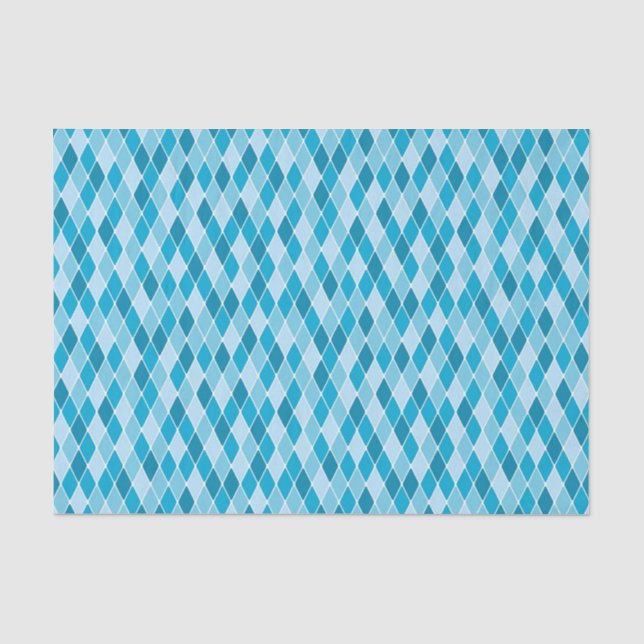 Harlekinwintermuster Seidenpapier (Vorderseite)