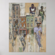 Harlem Abstracte Figurenmalerei