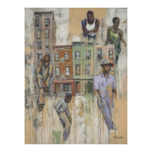 Harlem Abstracte Figurenmalerei