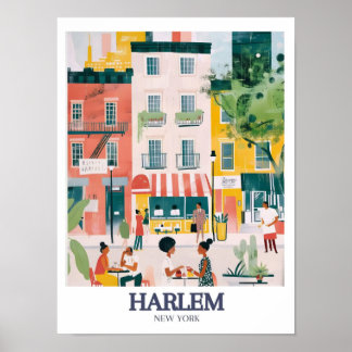Harlem Art Print - 125th Street Art Harlem Poster