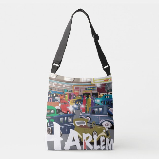 Harlem Cultural Conscious Tragetaschen Mit Langen Trägern (Vorderseite)