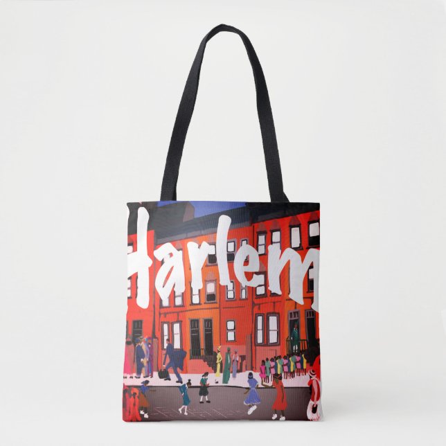 Harlem FIYAH: Freude von Stoop zur Straße sprießen Tasche (Vorderseite)