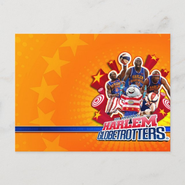 Harlem GlobeTrotters Group Picture Postkarte (Vorderseite)