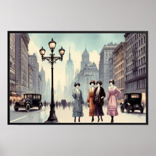 Harlem im New York City der 1920er Jahre Vintage P Poster