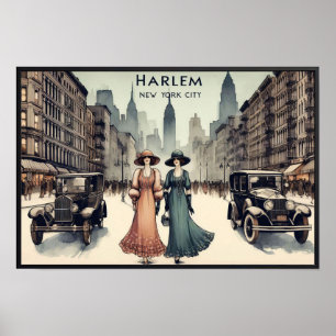 Harlem im New York City der 1920er Jahre Vintage P Poster
