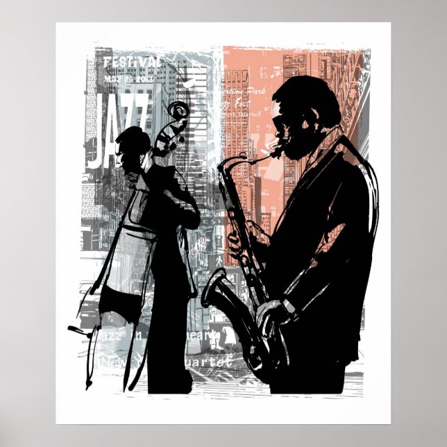 Harlem Jazz Festival Poster (Vorne)