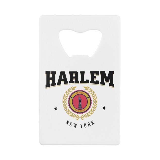 Harlem New York Black Geldbeutel Flaschenöffner (Vorderseite)
