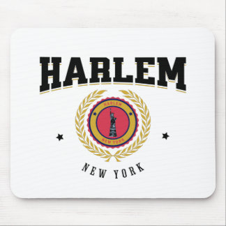 Harlem New York Black Mousepad