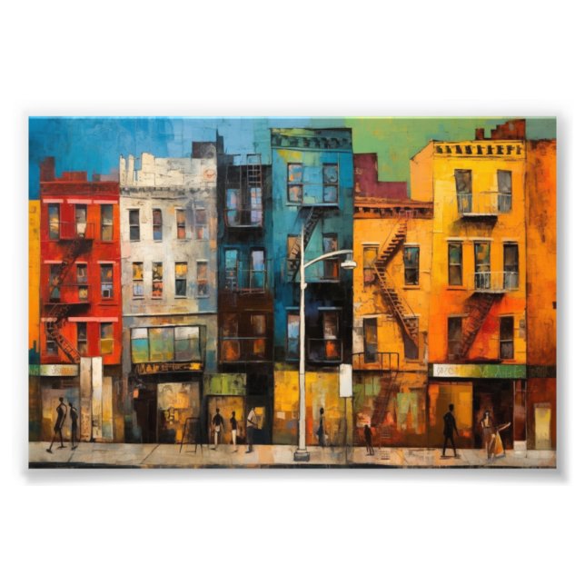 Harlem, New York, Framework Art Fotodruck (Vorne)