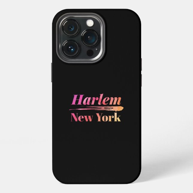 Harlem New York Poly Niedrig iPhone 13 Pro Hülle (Hinten)