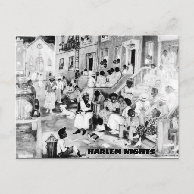 Harlem Nights Postkarte (Vorderseite)