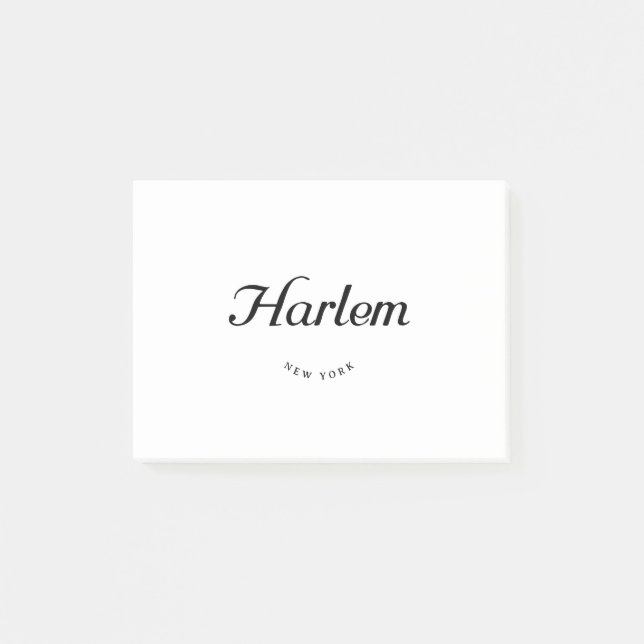 Harlem NY Post-it Klebezettel (Vorderseite)
