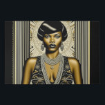 Harlem Renaissance 1920er-1930er Art Deco-Betty Künstlicher Leinwanddruck<br><div class="desc">Treten Sie ein in die evokative Welt der Harlem Renaissance und feiern Sie mit unserer Sammlung Schwarze Frauen in dieser entscheidenden kulturellen und künstlerischen Bewegung. Diese Kunstwerke würdigen die Stärke, Widerstandskraft und den kreativen Geist, der das Schwarze Erlebnis in Harlem während der 1920er und 1930er Jahre prägte. Jedes Stück in...</div>