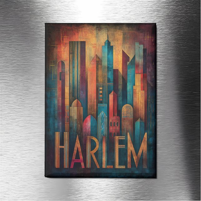 Harlem Renaissance Art Deco Magnet (Von Creator hochgeladen)