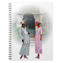 Harlem Renaissance Conversation – 1922 Watercolor Notizblock