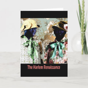 Harlem Renaissance Inspirierte Grußkarte Karte
