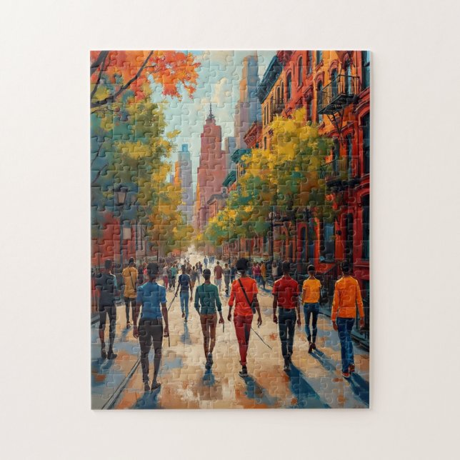 Harlem-Renaissance-Straße (Vertikal)