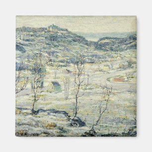 Harlem Valley im Winter (New Yorker Szene) Magnet