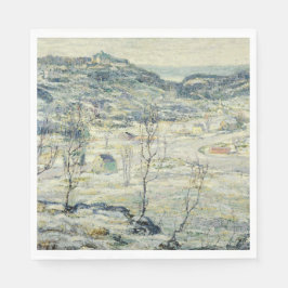 Harlem Valley im Winter (New Yorker Szene) Serviette