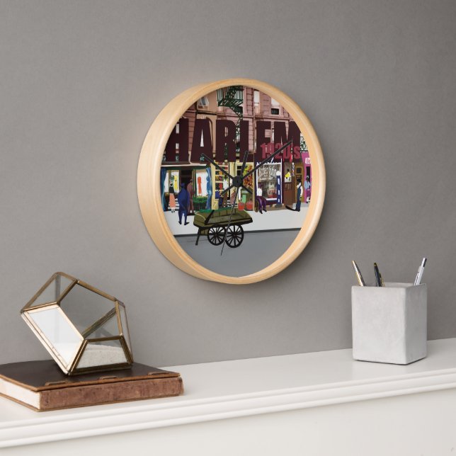 HarlemBizBoom_Clock Uhr (Büro)
