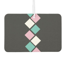Harlequin Auto-Duftspender (Schwarz, Aqua & Pink) Autolufterfrischer