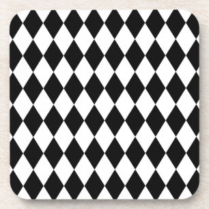 Harlequin Black and White Getränkeuntersetzer