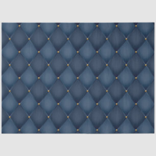 Harlequin Diamond Dark Blue Decoupage Seidenpapier