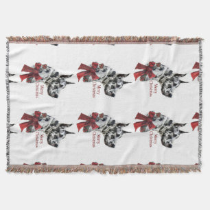 Harlequin Great Dane Weihnachten Decke