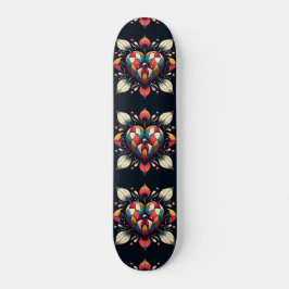 Harlequin Heart Skateboard