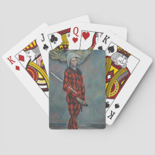 Harlequin (Joker) (von Paul Cézanne) Spielkarten