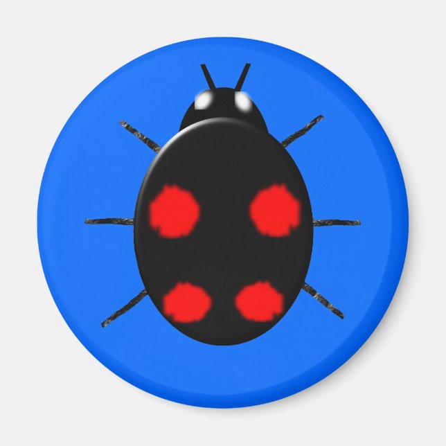 Harlequin Ladybird Magnet (Vorne)