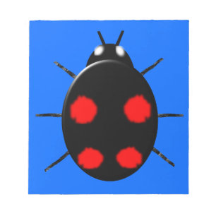 Harlequin Ladybird Notepad Notizblock