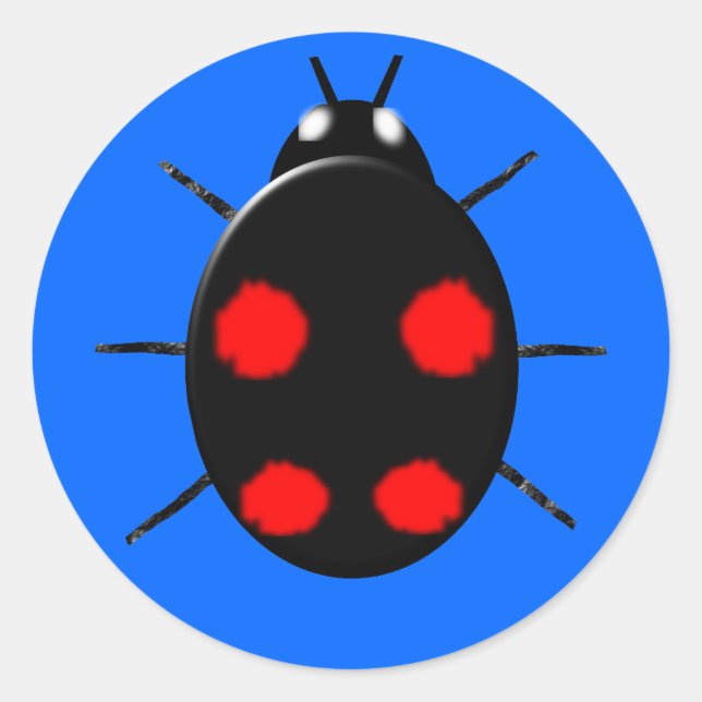 Harlequin Ladybird Sticker (Vorderseite)