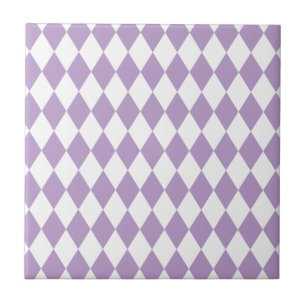 Harlequin Lilac und White Fliese
