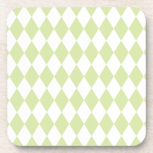 Harlequin Mint and White Untersetzer