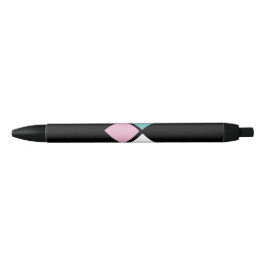 Harlequin Pens (Schwarz, Aqua & Pink) Kugelschreiber
