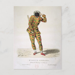 Harlequin Postkarte