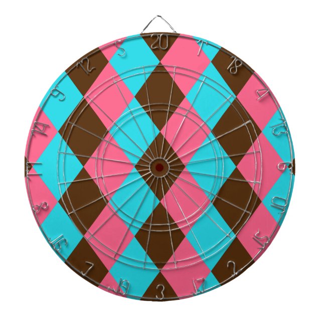 Harlequin, Schokolade, Dartboard Dartscheibe (vorne)